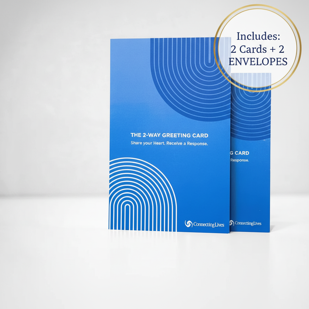 Blue card - Envelopes spelled correctly